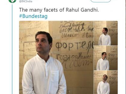 bjp cant control retweeting photos of Rahul Gandhi | राहुल गांधी यांचे हे फोटो भाजपही रिट्विट करण्यापासून रोखू शकत नाही तेव्हा....