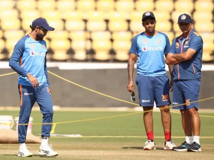 IND vs AUS, 4th Test : India coach Rahul Dravid says Need to be realistic about batting in these challenging conditions | IND vs AUS, 4th Test : खेळपट्टी काय पाहताय, फलंदाजी करायला शिका! राहुल द्रविडच्या विधानाने उंचावल्या भुवया  