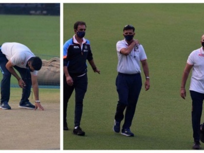 IND vs  NZ, 3rd T20I : Mr Perfectionist Rahul Dravid rushes to Eden Gardens straight from Kolkata airport, check why? | IND vs  NZ, 3rd T20I : 'मिस्टर परफेक्शनिस्ट' राहुल द्रविड विमानतळावरून थेट इडन गार्डनवर; कारण जाणून वाटेल अभिमान