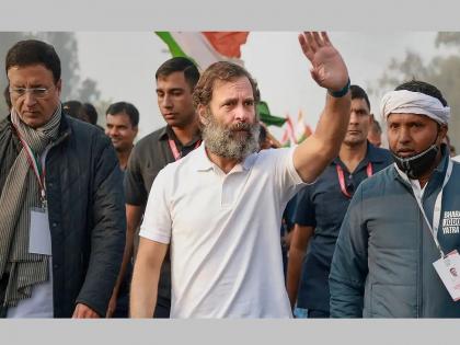 bharat jodo yatra: Only T-shirt in cold..? Rahul Gandhi himself gave the answer | bharat jodo yatra: कडाक्याच्या थंडीत फक्त टी-शर्टवर, थंडी वाजत नाही..? स्वतः राहुल गांधींनी दिले उत्तर