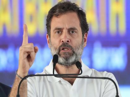 Jammu Kashmir Election 2024 : 'Refugees from PoK...', Rahul Gandhi slips tongue while speaking on Kashmiri Pandits; BJP surrounded | 'पीओकेमधून आलेले निर्वासित...', काश्मिरी पंडितांबाबत बोलताना राहुल गांधींची जीभ घसरली