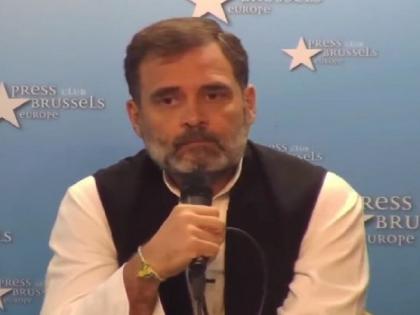 rahul-gandhi-press-conference-in-belgium-europe-talks-g20-summit-in-india | काँग्रेस अध्यक्ष खर्गेंना G20 साठी आमंत्रण नाही, राहुल गांधींचा केंद्रावर निशाणा; म्हणाले...