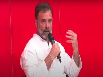 Rahul Gandhi: 'India and Bharat', once again Rahul Gandhi's attack on the Center from abroad | 'भाजपचे हिंदुत्व; इंडिया आणि भारत', पुन्हा एकदा परदेशातून राहुल गांधींचा केंद्रावर हल्लाबोल