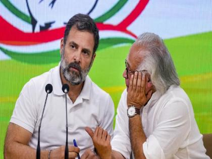 Video: 'Unfortunately I am an MP...', Jairam Ramesh interrupts Rahul Gandhi; See what really happened..? | Video: 'दुर्दैवाने मी खासदार आहे...', जयराम रमेश यांनी राहुल गांधींना मध्येच रोखले; नेमकं काय झालं..?