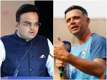 BCCI secretary Jay Shah met India head coach Rahul Dravid to remind him of World Cup 2023 promise | जय शाह यांची राहुल द्रविडशी २ तास चर्चा, वर्ल्ड कपबाबत दिलेल्या वचनाची करून दिली आठवण