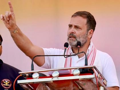 Rahul Gandhi on Ambani Family: 'People are dying of hunger and they are taking photos at Ambani's wedding', Rahul Gandhi slams bjp | 'इथे लोक उपाशी मरत आहेत अन् तिकडे अंबानींच्या लग्नात फोटोसेशन सुरू आहे'- राहुल गांधी