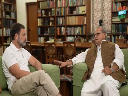 Satyapal Malik claims in a discussion with Rahul Gandhi, 'I write, Modi government will not come' | 'मी लिहून देतो, मोदी सरकार येणार नाही', राहुल गांधीसोबतच्या चर्चेत सत्यपाल मलिकांचा दावा