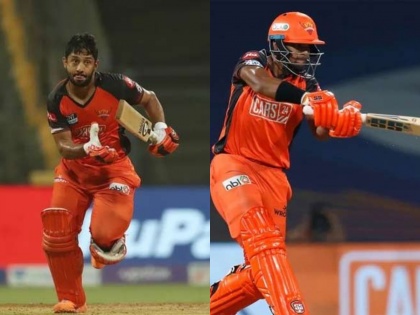 IPL 2022 MI vs SRH Live Updates : Rahul Tripathi - 76 (44), Nicholas Pooran 38 ( 22), Priyam Garg 42 ( 26); Mumbai needs 194 runs to knock SRH out | Rahul Tripathi IPL 2022 MI vs SRH Live Updates : राहुल त्रिपाठीसह SRHच्या फलंदाजांनी मुंबईच्या गोलंदाजांचा घाम काढला; धावांचा डोंगर उभा केला