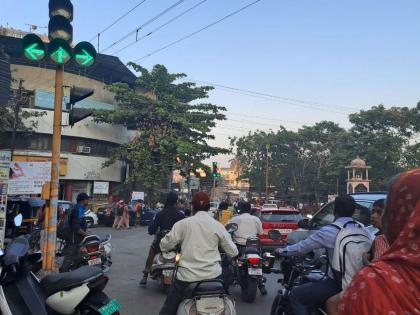 Raigad: Signal lights finally lit up in Alibaug city | Raigad: अखेर अलिबाग शहरात सिग्नलचे दिवे पेटले