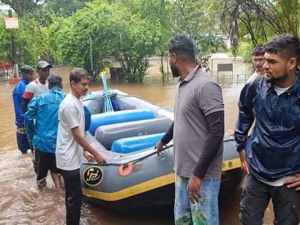 Raigad: Rescue teams ready in Raigad district following flood situation | Raigad: पूरस्थितीच्या अनुषंगाने रायगड जिल्ह्यात बचाव पथक सज्ज