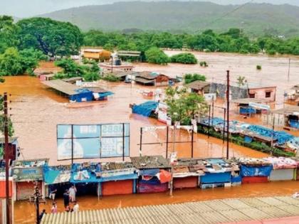 Raigad: 129.3 mm rain recorded in 24 hours | Raigad Rains: रायगडला मुसळधार पावसाचा तडाखा, २४ तासांत १२९.३ मिमी पावसाची नोंद, अनेक मार्ग ठप्प! Raigad: 129.3 mm rain recorded in 24 hours | Raigad Rains: रायगडला मुसळधार पावसाचा तडाखा, २४ तासांत १२९.३ मिमी पावसाची नोंद, अनेक मार्ग ठप्प!