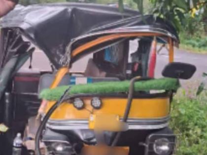 Three people including the Thackeray group branch chief died on the spot in a horrific rickshaw accident in Raigad | रायगडमध्ये रिक्षाचा भीषण अपघात, ठाकरे गटाच्या शाखा प्रमुखासह तिघांचा जागीच मृत्यू