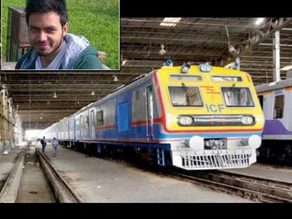 Hello salute! Even though he was coming in the footsteps of locals, he got down on the track | धाडसाला सलाम! धडधडती लोकल येत असतानाही तो ट्रॅकवर उतरला अन्  