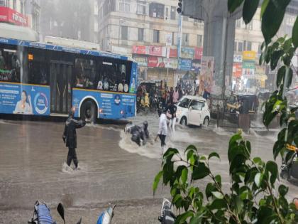 As soon as Ganaraya was bid farewell the mist of rain; Heavy rains started in Pune | Heavy Rain: गणरायाला निरोप देताच पावसाचा धुमाकूळ; पुण्यात मुसळधार सुरु