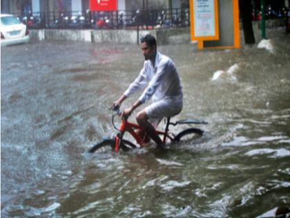 Rain: Washed from Thane, Kalyan to Palghar, Navi Mumbai | Rain: ठाणे, कल्याणपासून पालघर, नवी मुंबईपर्यंत पावसाने धुऊन काढले