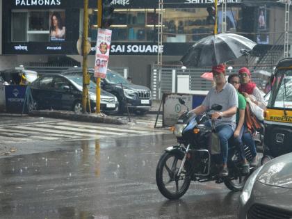 Pune Rain Heavy rain since morning in Pune During the festival days the citizens are out and about | Pune Rain: पुण्यात सकाळपासून संततधार पाऊस; सणासुदीच्या दिवसात नागरिकांची उडाली धांदल