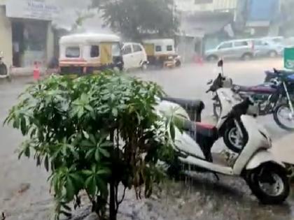 Heavy rains in Kolhapur | कोल्हापूरला मान्सूनपुर्व पावसाने झोडपले, जोरदार वाऱ्यासह गारांचा मारा