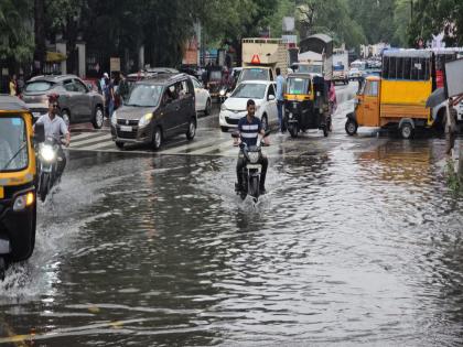 Heavy rain in Chinchwad spine, Linkroad area! 114 mm of rain fell in one hour | Video: चिंचवड स्पाईन, लिंकरोड परिसरात अतिवृष्टी! एका तासात पडला ११४ मिमी पावसाची नोंद