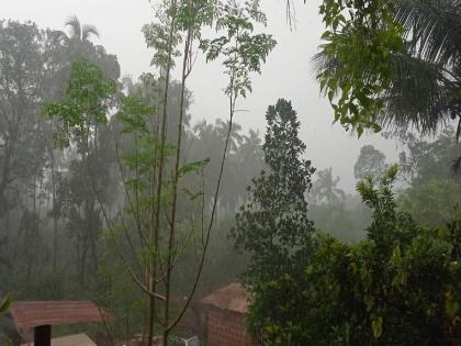 Heavy rain with gale force in the state Life disrupted due to landslides | राज्यात वादळी वाऱ्यासह पावसाचा दणका; ठिकठिकाणी पडझडीमुळे जनजीवन विस्कळीत