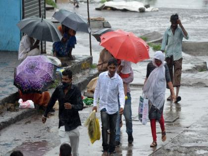 Heavy rainfall in Nashik during the day 23.9 mm | नाशकात पावसाची जोरदार हजेरी दिवसभरात २३.९ मिमी पाऊस