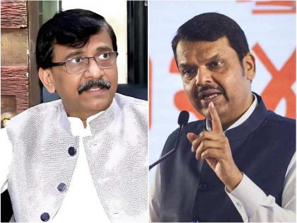 Thackeray group MP Sanjay Raut targeted Devendra Fadnavis over the drugs case | ...तर श्रीराम तुमचा धनुष्यबाणाने वध करेल; संजय राऊतांचा देवेंद्र फडणवीसांवर निशाणा