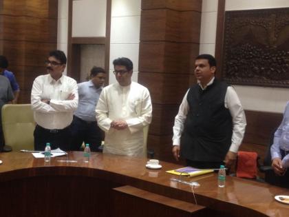 MNS chief Raj Thackeray meets to Chief minister Devendra Fadnavis | मनसे अध्यक्ष राज ठाकरे यांनी मुख्यमंत्र्यांसमोर मांडल्या कल्याण-डोंबिवलीकरांच्या समस्या