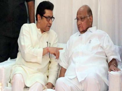 Raj Thackeray and Sharad Pawar on one dias Akhil bhartiya marathi natyasammelan | महामुलाखतीनंतर शरद पवार आणि राज ठाकरे पुन्हा एकाच मंचावर