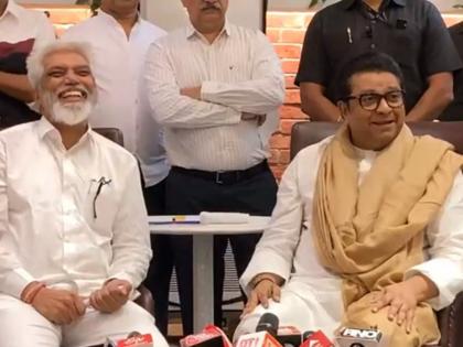 Cabinet Minister Dada Bhuse Why for Meeting on 'Shivatirtha' Bunglow?; Raj Thackeray answered in one sentence | कॅबिनेट मंत्री 'शिवतीर्थ'वर बैठकीसाठी का?; राज ठाकरेंनी एका वाक्यात दिलं उत्तर