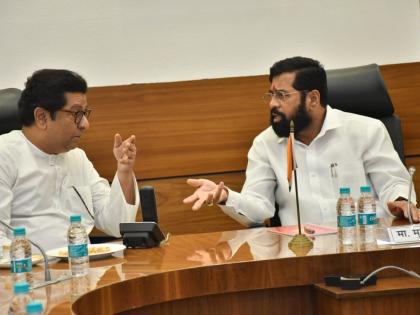 mns chief raj thackeray met chief minister eknath shinde congress leaders also visited | राज ठाकरे यांनी घेतली मुख्यमंत्री एकनाथ शिंदे यांची भेट; काँग्रेसचे नेतेही भेटीला