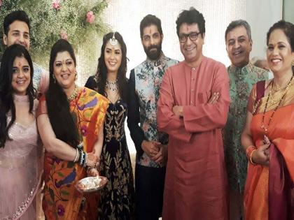 mns chief raj thackeray to become grand father son amit thackeray become father mitali borude thackeray good new | Amit Raj Thackeray : राज ठाकरे आजोबा होणार; 'शिवतीर्थ'वरून आली 'गुड न्यूज'