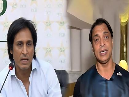 Ramiz Raja advised Shoaib Akhtar to complete his graduation, in order to be eligible for the position of PCB chairman, ‘Become human first’, over Babar comment | PCB अध्यक्ष बनायचंय, आधी ग्रॅज्युएशन पूर्ण कर, चांगला माणूस बन! रमीज राजाने Shoaib Akhtar ला धू धू धुतला, Video