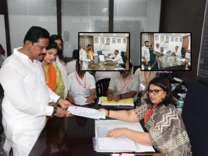 Four candidature applications filed in Thane-Bhiwandi 77 applications distributed; It is revealed that 28 applications were received by 19 aspirants | ठाणे-भिवंडीत चार उमेदवारी अर्ज दाखल, ७७ अर्ज वाटप; १९ इच्छुकांनी २८ अर्ज घेतल्याचे उघड