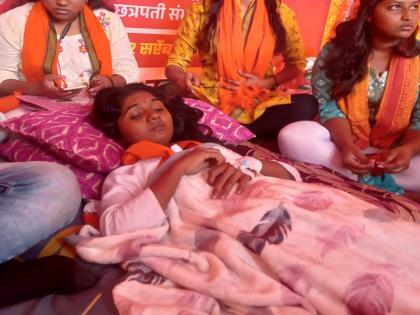 Maratha Reservation: The direction of the movement will be on the role of the government delegation; Rajshree Umbare on hunger strike | शासनाच्या शिष्टमंडळाच्या भूमिकेवरच आंदोलनाची दिशा ठरणार; उपोषणकर्त्या राजश्री उंबरे