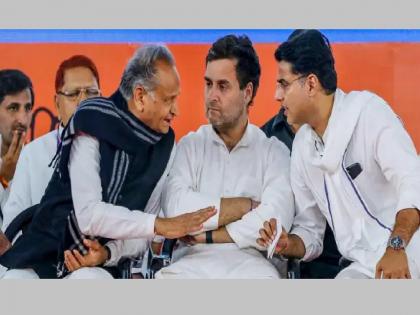 Sachin Pilot vs Ashok Gehlot! Who will become CM ? rebellion again in Congress | पायलट विरुद्ध गेहलोत! पक्षश्रेष्टी कोणाची समजूत काढणार..? काँग्रेसमध्ये पुन्हा बंडाचे वारे