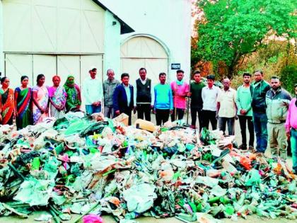 In the Raj Bhavan, social miscreants thrown garbage collected | राजभवनात समाजकंटकांनी टाकलेला ट्रकभर कचरा गोळा केला