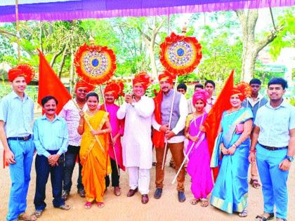 Celebrate Marathi Official Language Day in District | जिल्ह्यात मराठी राजभाषा दिवस साजरा