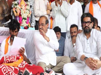When Raje speaks, the matter is over Manoj Jarange shows faith in Shivendrasingh Raje | Maratha Reservation: ‘राजे बोलले म्हणजे विषय संपला’, मनोज जरांगे यांनी दाखविला शिवेंद्रसिंहराजे यांच्यावर विश्वास