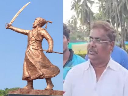 The shocking incident of the first person who saw the statue of Chhatrapati Shivaji Maharaj falling down at Rajkot, Malvan | छत्रपती शिवरायांचा पुतळा कोसळताना सर्वात आधी पाहणाऱ्यानं सांगितला धक्कादायक अनुभव