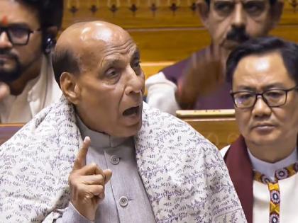 "कोण बसवणार आहे मला? काय बोलताय"; 'वंदे मातरम्'वर बोलत असताना राजनाथ सिंह प्रचंड भडकले