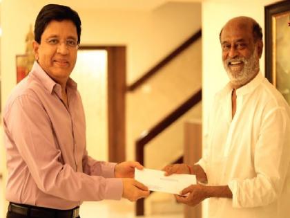 Rajinikanth Highest Paid Actor: Rajinikanth got 210 crores for 'Jailor'; Check delivered by the producer | 'जेलर'साठी सुपरस्टार रजनीकांतला मिळाले 210 कोटी; चित्रपटाच्या निर्मात्याने सुपूर्द केला चेक...