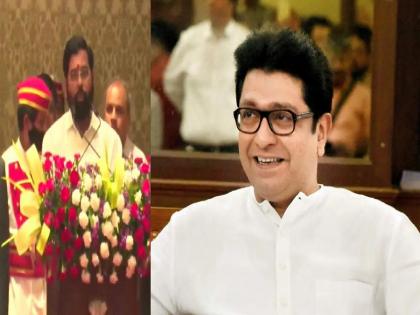 Eknath Shinde-Devendra Fadanvis: 'Luckily you got the opportunity to become the Chief Minister, now ...; Greetings from Raj Thackeray to Eknath Shinde | 'नशीबाने मुख्यमंत्रीपदाची संधी मिळाली, आता...; राज ठाकरेंकडून एकनाथ शिंदेंना शुभेच्छा