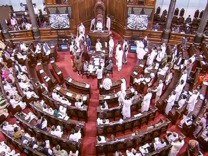 Rajya Sabha riots over Pegasus issue, 6 Trinamool Congress MPs suspended for a day | पेगासस प्रकरणावरुन राज्यसभेत गोंधळ, तृणमूल काँग्रेसचे 6 खासदार एका दिवसासाठी निलंबित