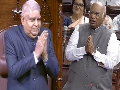 Mallikarjun Kharge in Rajya Sabha, 'I don't want to live in this environment', says Mallikarjun Kharge | 'मला या वातावरणात जगायचे नाही...', राज्यसभेत भावूक झाले मल्लिकार्जुन खरगे; कारण काय?