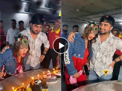 Rakhi sawant birthday celebration video netizens trolled called her Urfi Javed mother | Rakhi Sawant :'उर्फी की मां का बड्डे!', राखी सावंतचा बर्थडेला नखरे पाहून लोकांनी केलं तिला ट्रोल