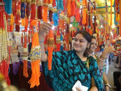 Prices of Rakhi in Nagpur increase by 20 percent, Millennium turnover | नागपुरात राख्यांच्या किमतीत २० टक्के वाढ, कोट्यवधींची उलाढाल