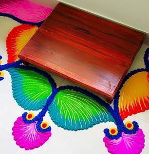 Raksha Bandhan Rangoli Designs: ओवाळणी करताना पाटाभोवती काढा सुबक- रेखीव रांगोळी, बांधा राखी प्रेमानं...