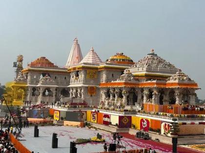 Shocking! In the very first rain, the roof of the Ram temple leaked, the priests were inconvenienced | धक्कादायक! पहिल्याच पावसात राम मंदिराच्या छताला लागली गळती, मुख्य पुजाऱ्यांनी केला दावा