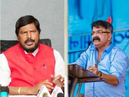 union minister ramdas athawale criticized ncp sp group jitendra awhad over babasaheb ambedkar photo issue | “जाब विचारणे आवश्यक आहे, जितेंद्र आव्हाड यांना अटक करावी”; रामदास आठवले आक्रमक