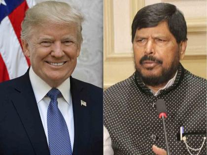 Union Minister Ramdas Athawale has reacted to Donald Trump victory in the US presidential election | "ट्रम्प जिंकल्याचा आनंद पण हॅरिस आल्या असत्या तर..."; रामदास आठवलेंचे मोठे वक्तव्य