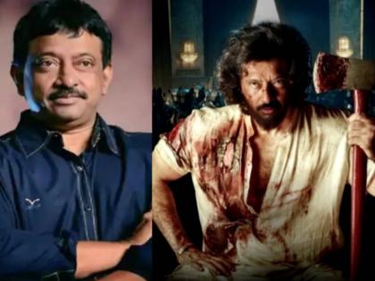 ram Gopal Varma is mesmerized by Animal movie post photo of him with Ranbir Kapoor s deadly look | राम गोपाल वर्मांवर चढलंय Animal चं भूत, रणबीर कपूरचा लूक करत म्हणाले,...